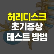 [하리핏 컨벤션]허리디스크 초기 증상 허리디스크 테스트 방법