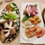 하코네 미즈노토 료칸 가이세키 저녁, 간식, 조식(먹거리편)
