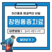 창원 허리 통증치료 해결책의 비밀