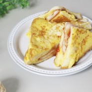 딸기잼 계란토스트 만드는법 원팬요리 아이간식