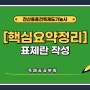 [전산응용건축제도기능사_실기] 표제란(표제란, 레이블, 타이틀) 작성