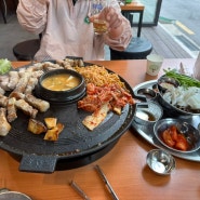 상계역 고깃집 점심으로 먹은 효자동솥뚜껑 서울중계점