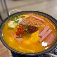 서울 인사동 점심 푸짐한 부대찌개 - 이촌식당 회식