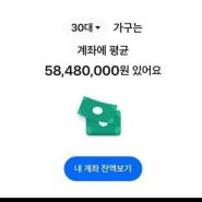 한국 가구당 평균 계좌잔액