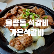 율량동 석갈비 : 상다리 부러지는 석갈비 한상 '가온석갈비' | 청주율량동맛집 |