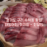 경기도 구리시 수택동 대방어/쥐치회 - 회달인