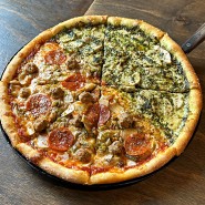 강남 모임장소 대한민국 최초 뉴욕식 피자 맛집; 브릭오븐