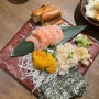 동명동 해산물 맛집 이자카야 주바시(단새우와 우니, 고등어봉초밥)