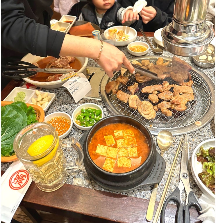 남매둥이 주말 하루!! 저녁은 갈비만 대구본점