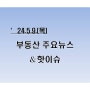 [부동산주요뉴스_공유] '24년5월9(목)_ 임대료 대신 관리비 인상 '꼼수' 없앤다…국토부, 상가임대차 표준계약서 개선...外