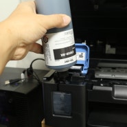 캐논 프린터 G3910 잉크 충전 잉크맨 GI 990으로 끝
