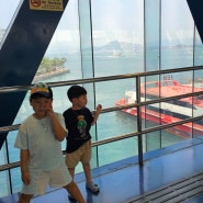 6살 8살 아이들과 홍콩에서 마카오로 페리 타고 갔어요