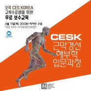[진해PT]CES KOREA 근막경선 해부학 보수교육 찐후기