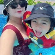 4화) 4살 아이와 다낭여행- 멜리아 다낭 비치 리조트 수영장, 풀바, 프라이빗 비치 까지 즐기기