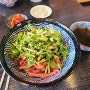 고양스타비즈DMC 향동맛집 '오월식당' 육회미나리덮밥 한국스타일 일본식