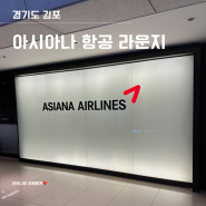 김포공항 국내선 아시아나항공 라운지 이용 솔직 후기(비즈니스 클래스 탑승)