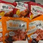 배달 노노 집에서 치킨매니아 양념닭강정 통새우강정으로 야식 완성