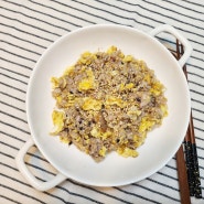 아빠요리 간장 계란 볶음밥 만들기 간단한 혼밥 레시피