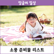 즐거운 봄소풍을 더욱 완벽하게 준비하는 준비물 리스트