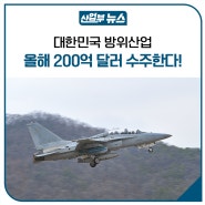 대한민국 방위산업, 올해 200억 달러 수주한다!