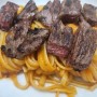 [비알비에프엔비] 솔트에이징 숙성육 살치살로 자취생 요리: 로제파스타 홈요리 해먹기