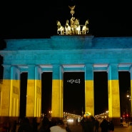 독일 베를린 여행, 유럽 자동차 여행 야경 : 미테지구, 브란덴부르크 문 야경
