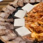:홍대 무쇠김치삼겹 : 구워줘서 편하고 칼국수까지 먹을 수 있는 식당 『내돈내산』