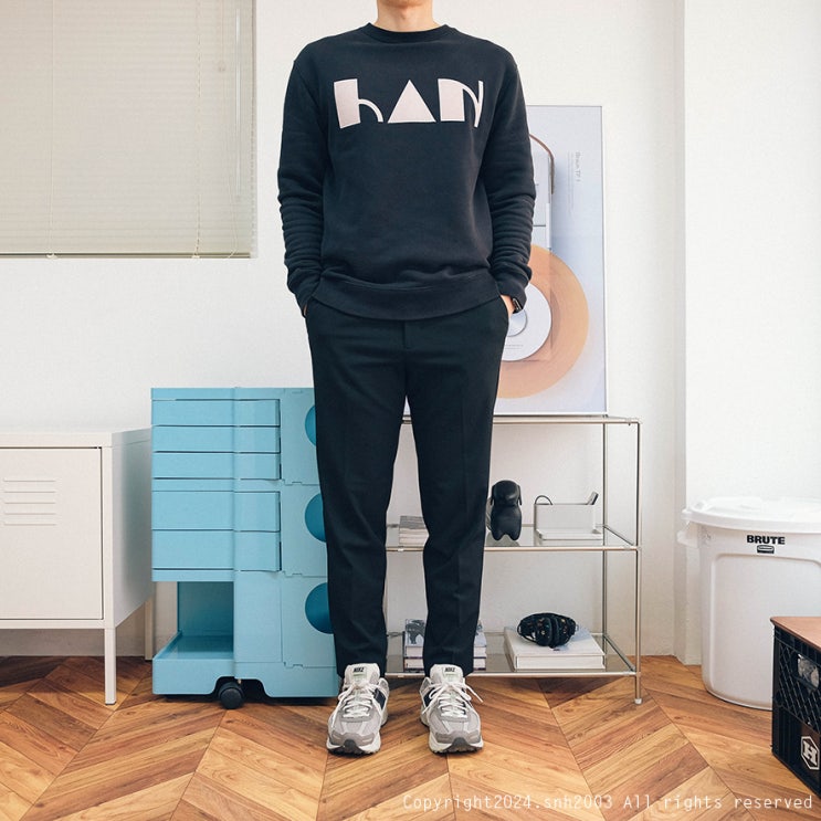 남자 슬랙스 봄 코디 브랜드 무신사 스탠다드 테이퍼드 히든 밴딩 크롭 검정 슬랙스 추천 Ootd : 네이버 블로그