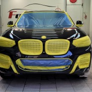 BMW X4 문콕 덴트+ 자동차 기스제거 광택+ 유리막코팅(스크래치 제거/분당/판교/삼평동)