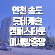 인천 송도 롯데캐슬캠퍼스타운 미세방충망 교체기
