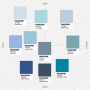팬톤페인트 추천 블루 BEST 10 – 명암별 색온도별 셀프페인트 컬러 추천