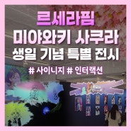 [셀뷰어] 미디어 아트로 채운 특별한 순간: 르세라핌 사쿠라의 생일팝업 스토어