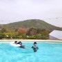 경남 글램핑 미온수 수영장 산청 글램핑