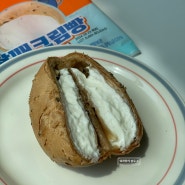 GS편의점 간식 찰깨크림빵 솔티밀크 구입 기록
