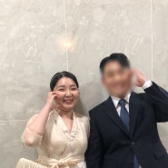 ෆ-Wedding 19. 피로연 연회장 2부 드레스 추천, 백색지한복 케이드레스오브백색지_벨 대여후기