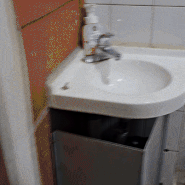 평택 서정동 상가 화장실 깨진유리 - 안전하게 불투명 유리로 교체했지요