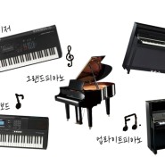 [뮤직 매거진] #1 건반악기 차이점 | 피아노, 디지털 피아노, 키보드, 신디사이저, 하이브리드 피아노? 무엇이 다를까?