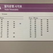 동탄역 GTX-A 열차운행 시간표 GTX내부, 운임료