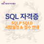 SQL 자격증 SQLP SQLD 시험일정 및 접수 안내