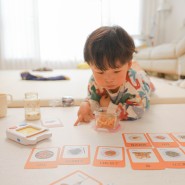 유아전집 한글 교구 엄마랑 아기 낱말카드 놀이로 배우는 캥거루스쿨
