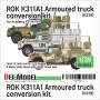 R.O.K K311A1 Armoured truck (K319) conversion kit 프라모델 디테일업 키트