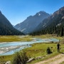 중앙아시아 천산산맥 알틴아라샨 트레킹 코스 추천