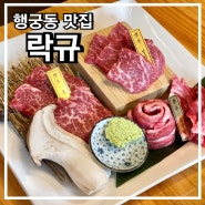 행궁동 고기 맛집 락규 일본식 화로구이