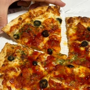 [대전|원신흥동 맛집] 피자 맛집 ‘맘스 피자’의 피자 신메뉴 ‘핫치킨N쉬림프피자’ 후기