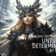 AI가 만든 Epic Orchestral Music : Unyielding Determination by udio.com