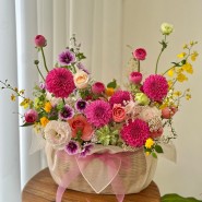 속초 꽃집 글로리플레르, 서프라이즈 축하 꽃바구니 대성공 ♥