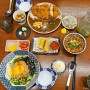 청주 맛집 가경동 면식당 2인 세트로 마제소바와 매콤카레카츠 부시기