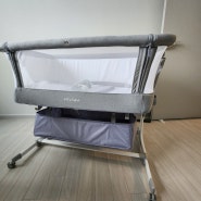 신생아 아기 침대 : 리안드림콧 그레이 구매이유 및 후기