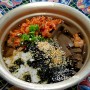비 오는 날 따끈한 도토리묵밥 만들기 김치 도토리묵 사발 한 그릇 요리