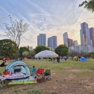 여의도 한강공원 텐트 대여 하루텐트 아이랑 텐트존